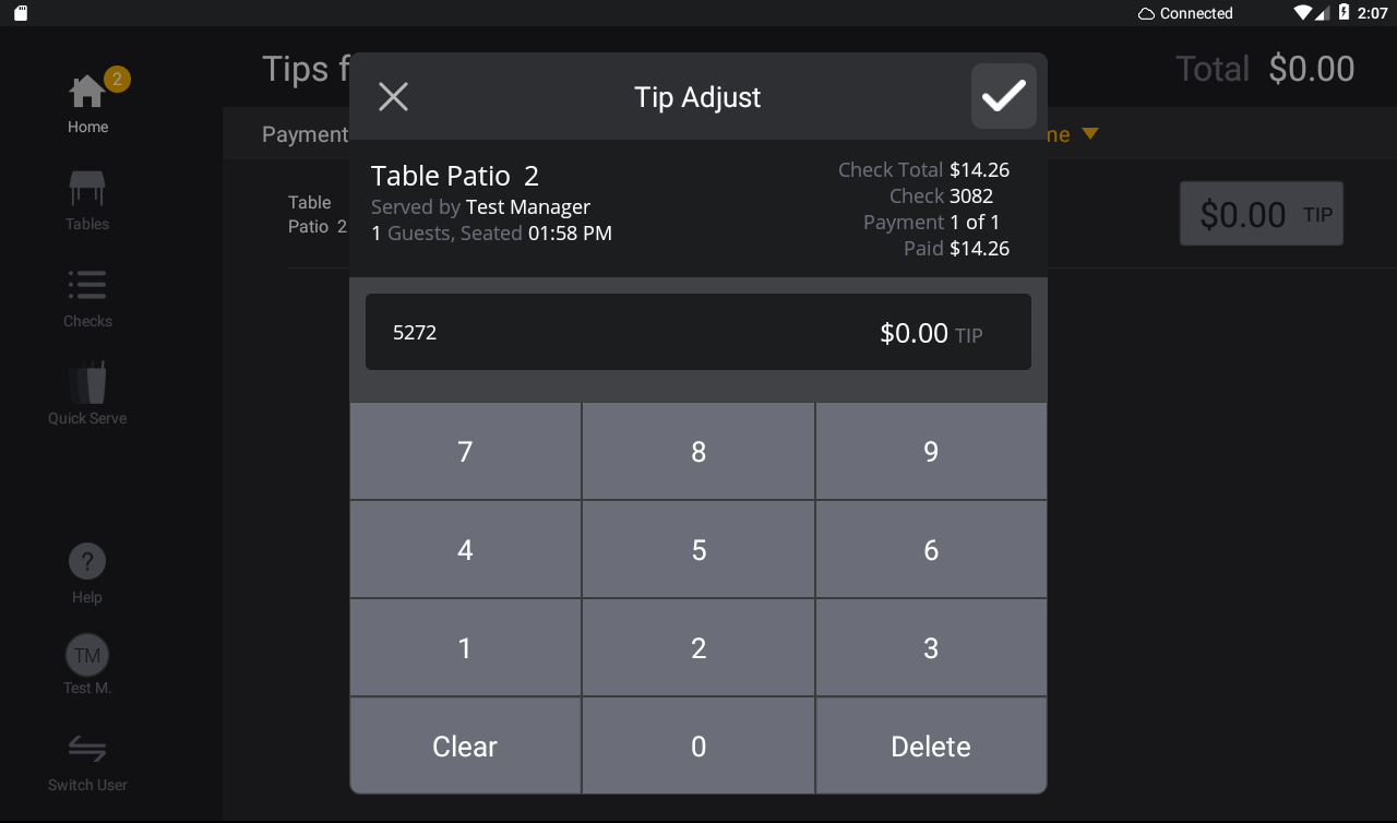 How to Adjust Tips on Lightspeed Restaurant Support Center
