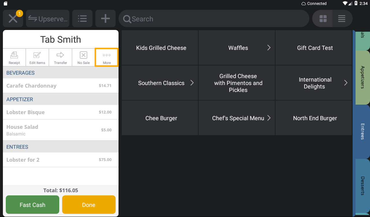 Reprint a Chit Ticket from the Upserve POS Support Center
