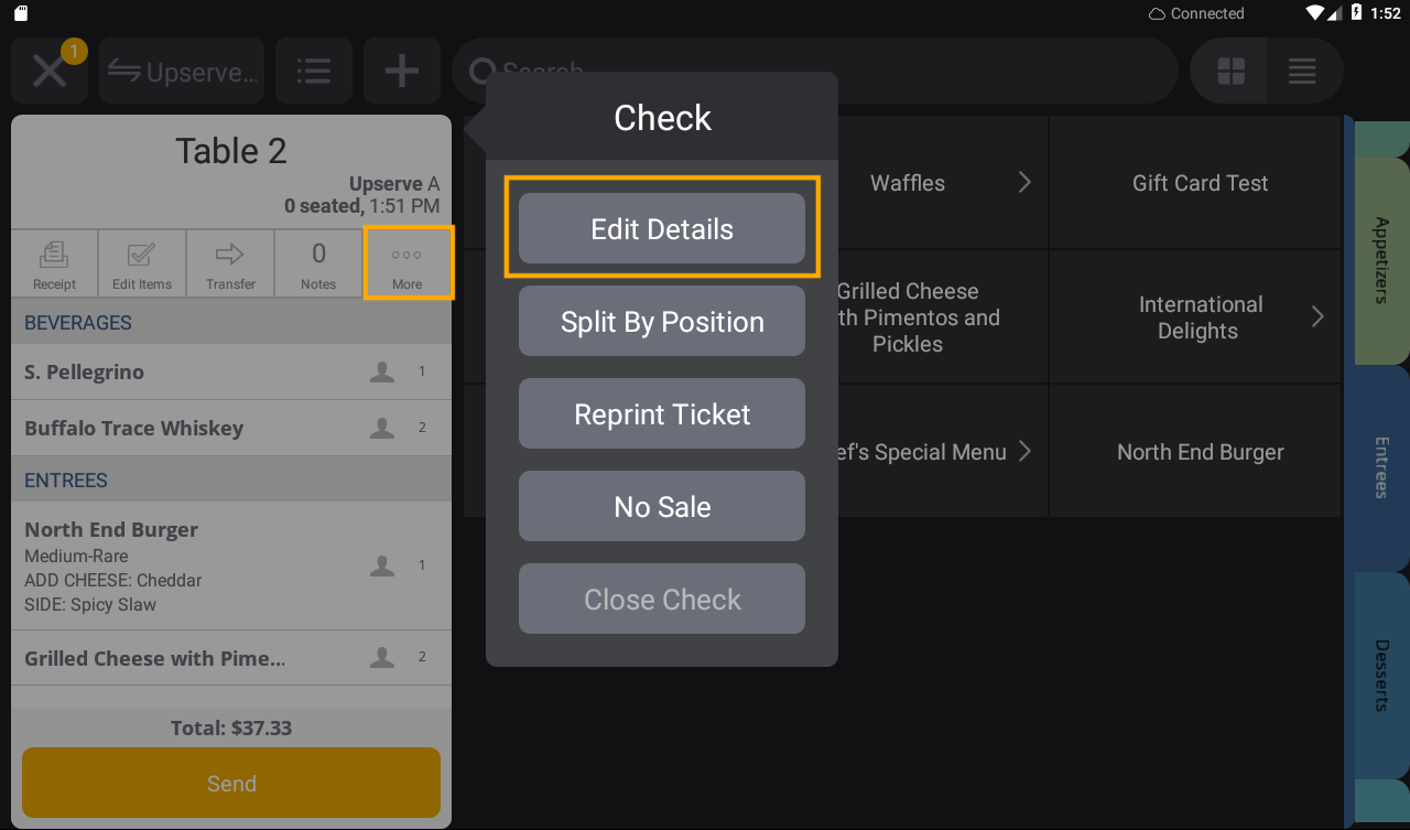 Training: Getting Started with Upserve POS for Servers Support Center