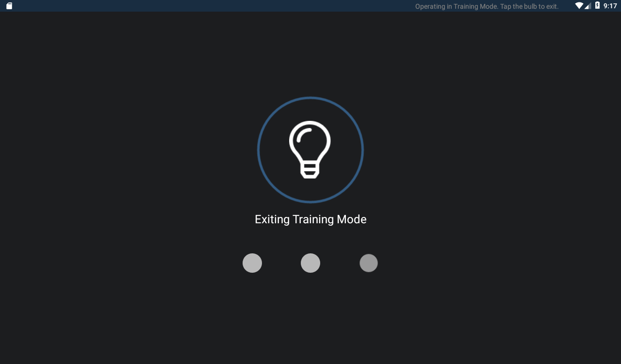 Training Mode Support Center