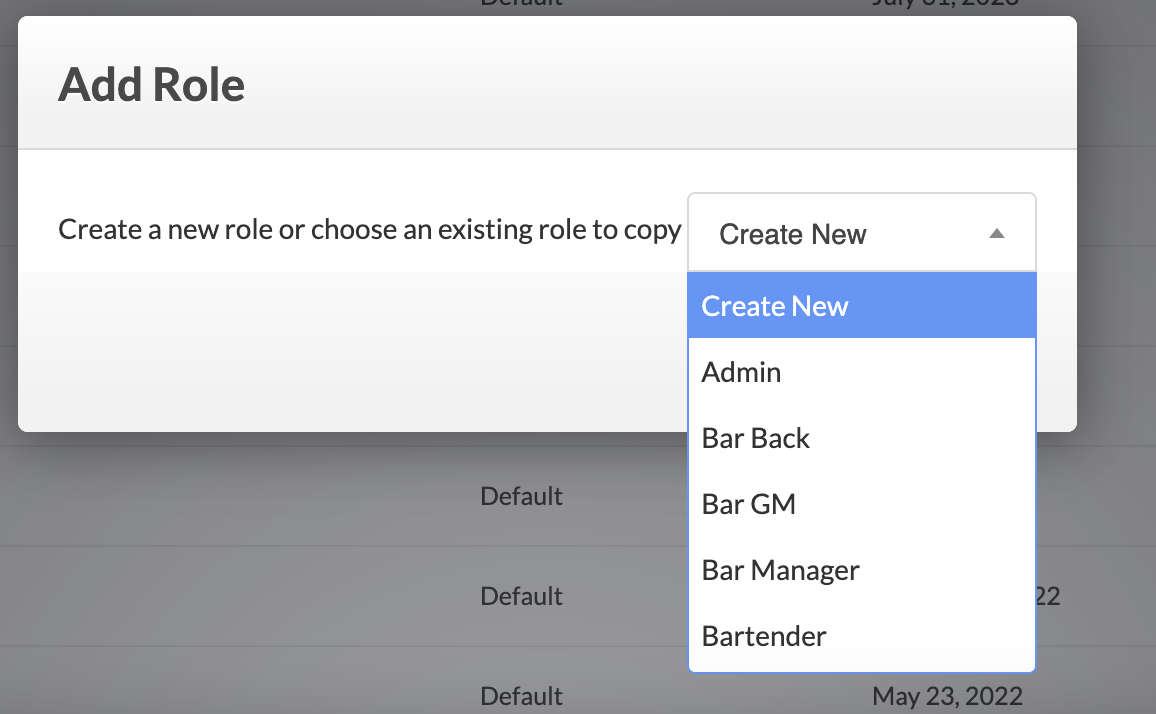 Creating U-Series POS Roles Support Center