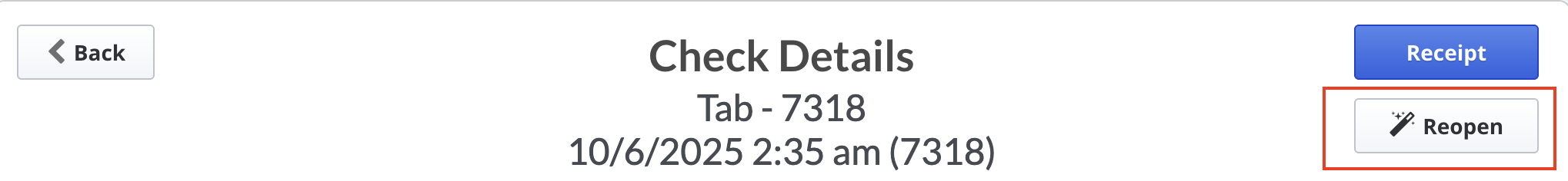 Reopen Closed Checks and Editing Checks From Previous Trading Days ...